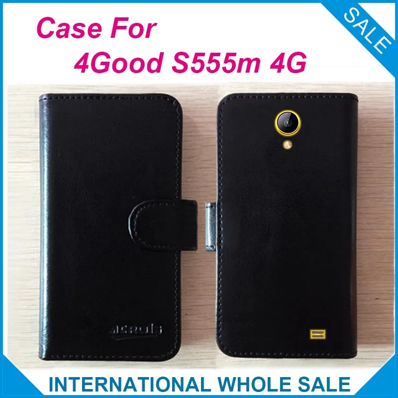 

Hot!! 2016 4Good S555m 4G Case, 6 Colors High Quality Leather Exclusive Cover For 4Good S555m 4G tracking number