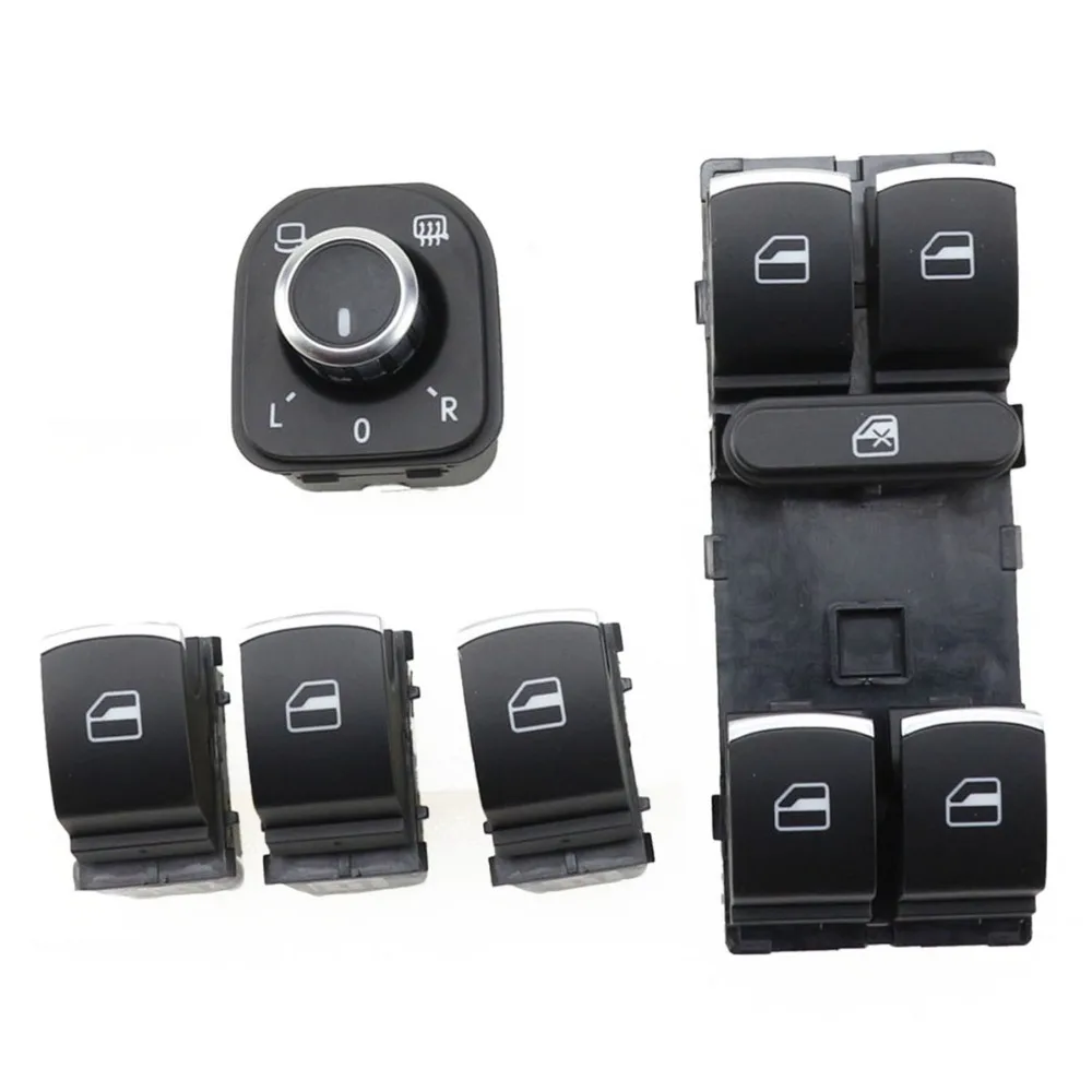 Переключатель Стеклоподъемника TAIHONGYU для VW Tiguan Passat B6 Jetta Golf MK5 MK6 CC 5ND 959 857 5ND 959 565, 5 шт.
