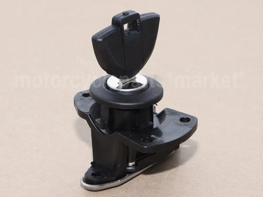 Черные мотоциклетные задние ПАССАЖИРСКОЕ СИДЕНЬЕ кронштейн замок W/ключ для BMW