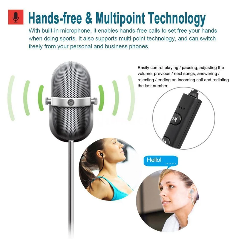 Беспроводные спортивные наушники Nouvve Bluetooth гарнитура с защитой от пота басовые