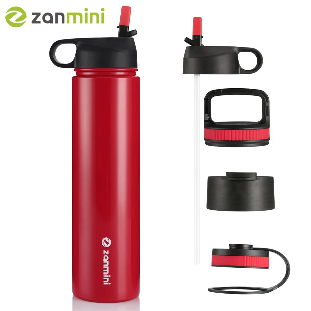 Zanmini 750 мл Портативный многофункциональный спортивные бутылки воды из