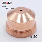 20 шт., насадка A101A141P101P141, PD0101 1,1 1,4 1,7 1,9 мм, неоригинальный Trafimet, горелка для воздушно-плазменной резки, расходные материалы