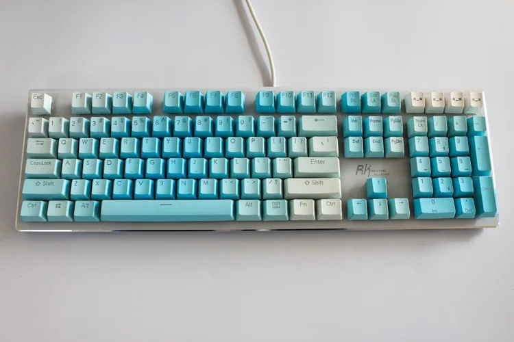 MP 104/108 клавиши PBT двойной цвет Радуга инъекции колпачки OEM высота для Cherry MX переключатели Механическая игровая клавиатура колпачки