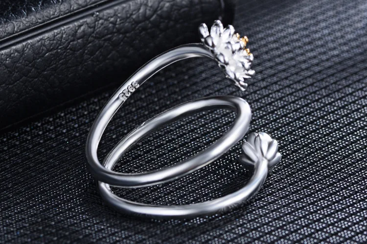 Fresh Flower Finger Ring Open Ajustable Sweet for Girl Accessories Birthday Valentine's Day Gift | Украшения и аксессуары