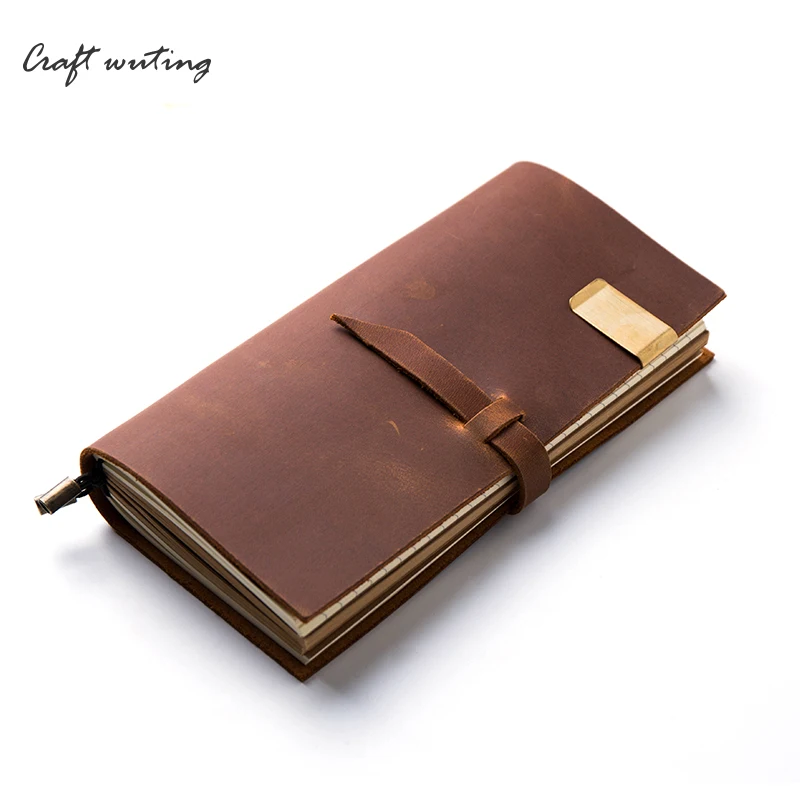 Craft Справочник планировщик 100% натуральная кожа a5 a6 Tnotebook sketchbook Повестка ноутбуков