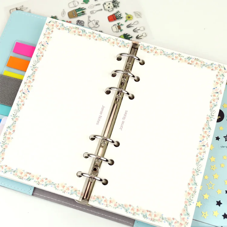 Jamie notes креативный спиральный блокнот наполнитель бумаги для dokibook планировщик внутри страницы внутренний ядро ежедневный органайзер канцелярские принадлежности