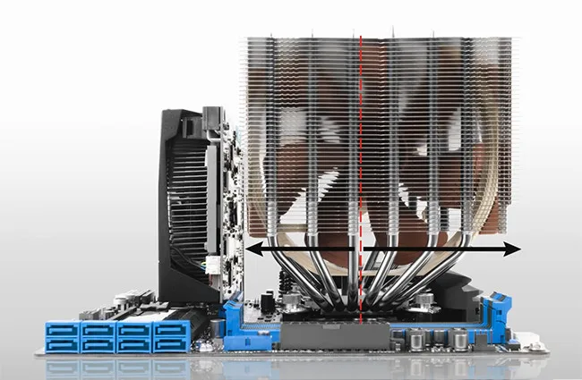 Noctua NH-D15S AMD процессор Intel охладители болельщиков Вентилятор охлаждения содержат Термальность Соединение Cooler поклонников LGA 1155X2011 2066 1366
