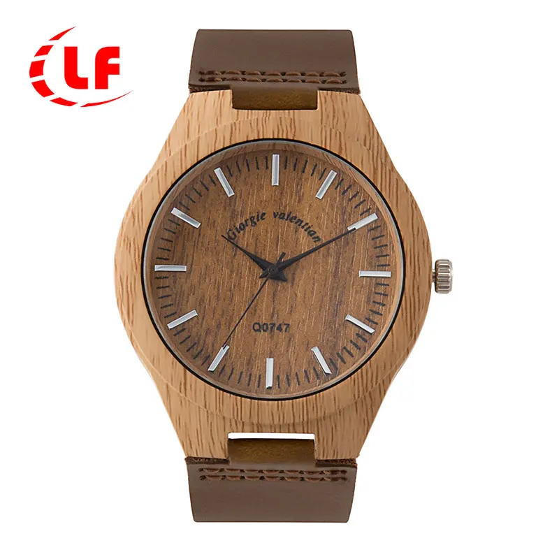 QW спортивные кожаные минималистичные деревянные унисекс OEM Orologio Uomo Reloj Mujer Hombre