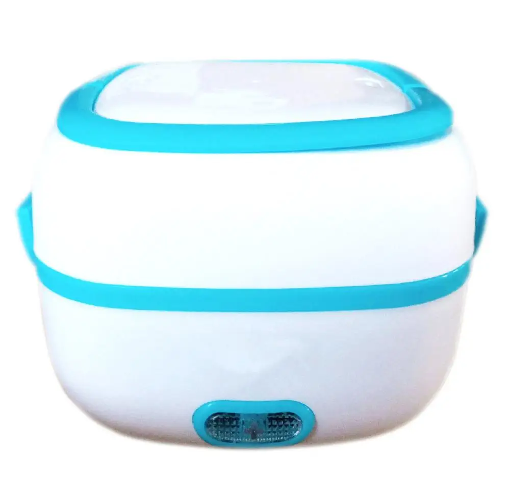 Blue ONEUP 1.2L Электрический Подогрев Ланч-бокс Многофункциональный рисоварка портативный пищевой Пароварка контейнер сохранение тепла Bento box - Цвет: Blue