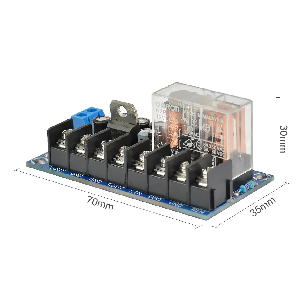 AIYIMA UPC1237 Динамик Защитная плата произведенная в AC12 24V DIY специальный Мощность
