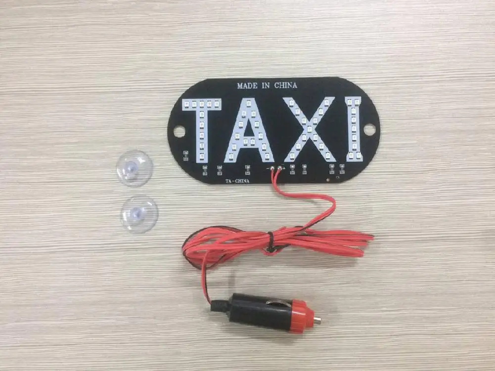 Dragonpad 12V такси ветровое стекло знак лобового стекла Светодиодная лампа с