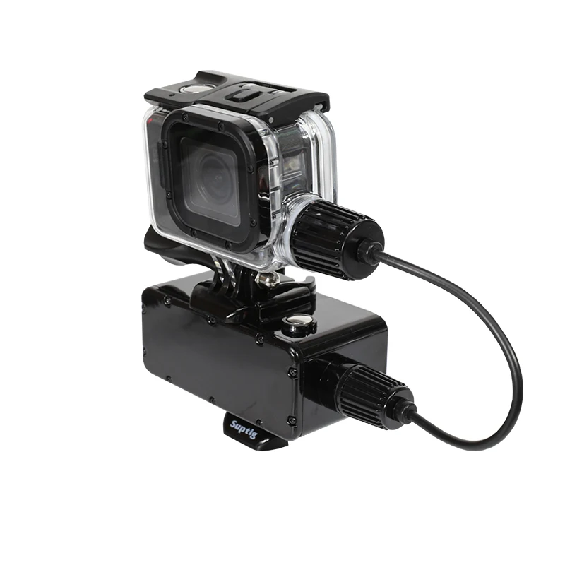 Водонепроницаемый чехол-аккумулятор 5200 мАч для GoPro Hero 7 6 5 4 3 + SJCAM YI 4K аксессуары