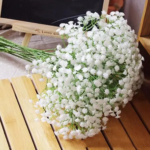 Модный 1 шт. искусственный гипсофильный Шелковый цветок Babysbreath вечерние НКИ