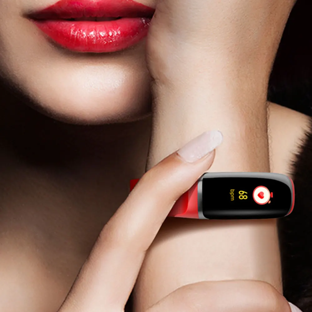 MK04PRO Bluetooth Смарт браслет 1 3 дюйма цветной экран кровяное давление фитнес трекер