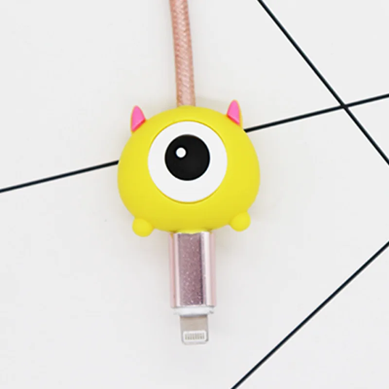 style 4 10 шт./лот, кабель, аксессуар, защита кабеля для iphone 5, 6, 7, 8, USB линия передачи данных, защита, кукла, животное, аксессуар, Кабельный органайзер - Цвет: style 4