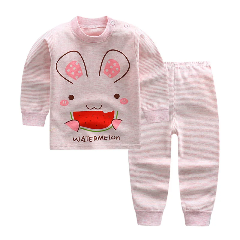 Новая детская одежда хлопковые повседневные Костюмы с длинными рукавами для