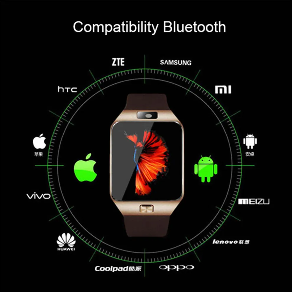 Новые Модные Смарт-часы Bluetooth Smartwatch С sim-картой TF Solt шагомер наручные часы для Android IOS смарт-телефоны часы для мужчин