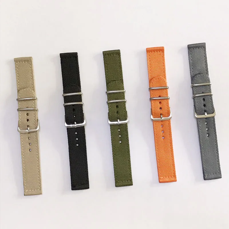 Нейлоновый холщовый ремешок для смарт часов Garmin Vivoactive3/4 Huami Amazfit Bip / Gtr/Gts браслет