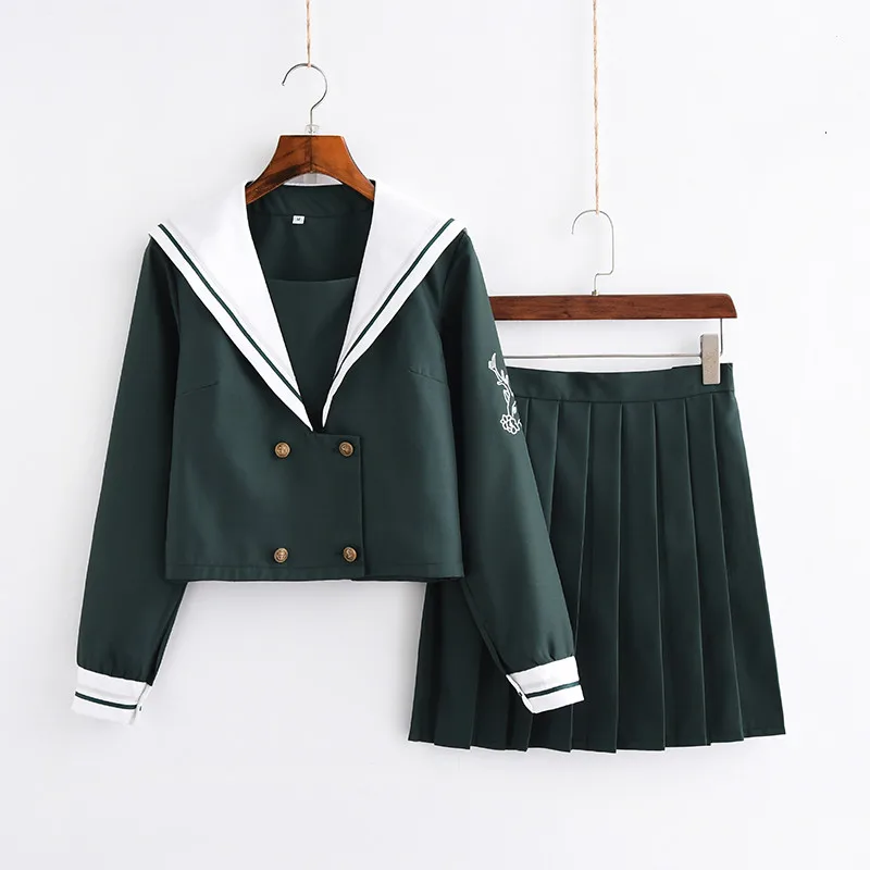 Японский Школьный студенческий школьный ветрозащитный костюм женская школьная