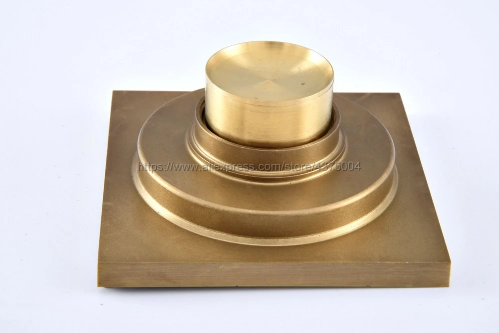 Сливная крышка для пола дуршлаг душа Слив отходов античный латунный кухонный