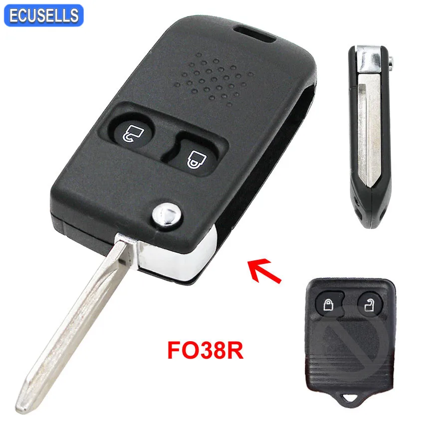 Складной пульт дистанционного управления с 2 кнопками умный чехол для ключа