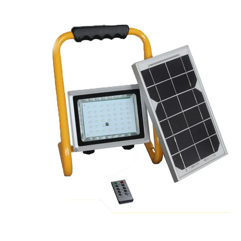 

Solar charging lamp 42 LED portable remote control lamp