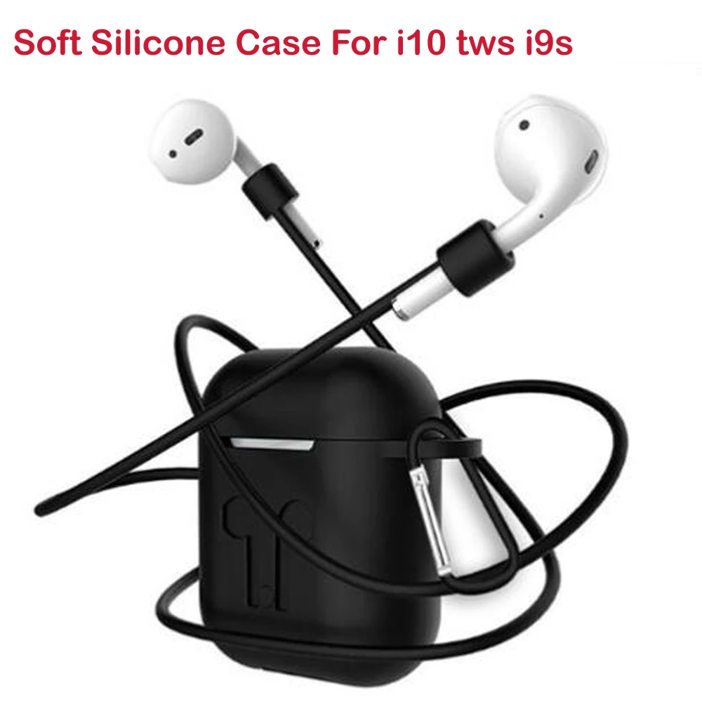 Оригинальный цветной защитный чехол для всех беспроводных bluetooth наушников i9s tws i10