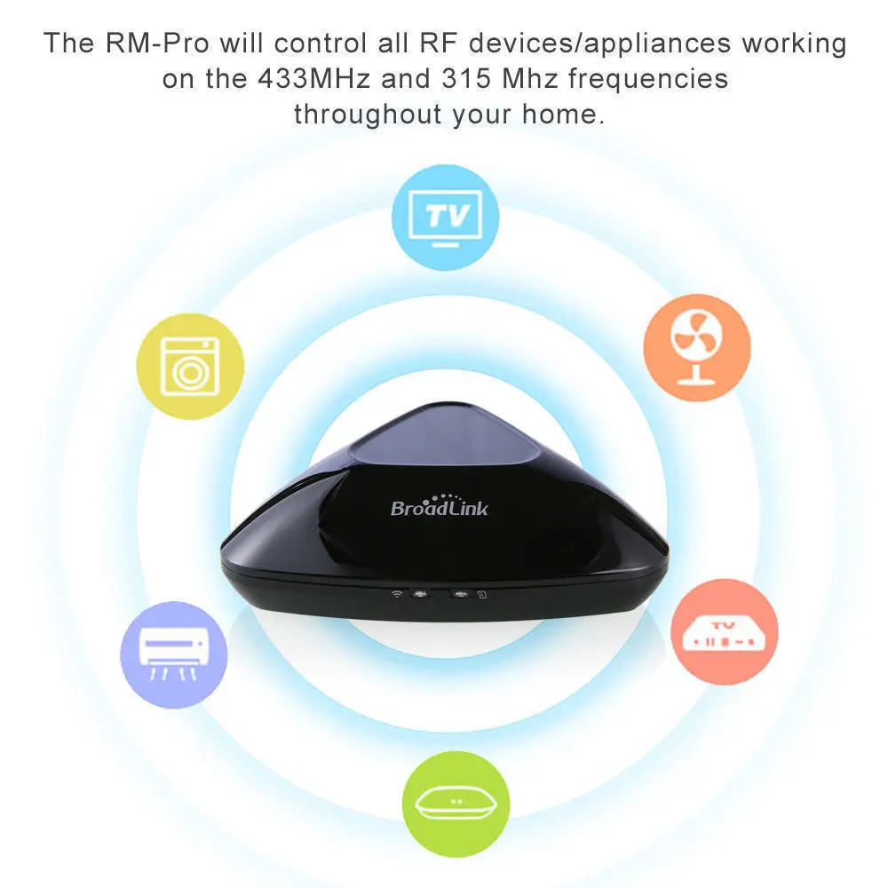 Broadlink Smart Home Original RM Pro for Alexa Google 433MHz WiFi IR RF Wireless Automation APP Remote Control TV|Модули для умного