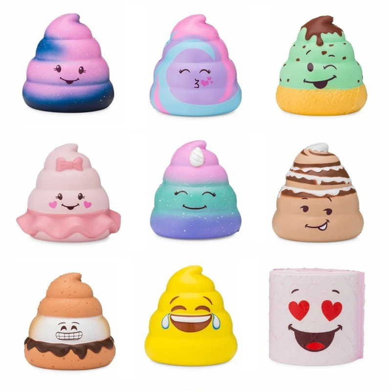 1 шт. оригинальная тупой поо медленно поднимающийся Сжимаемый Kawaii Слепой Мешок