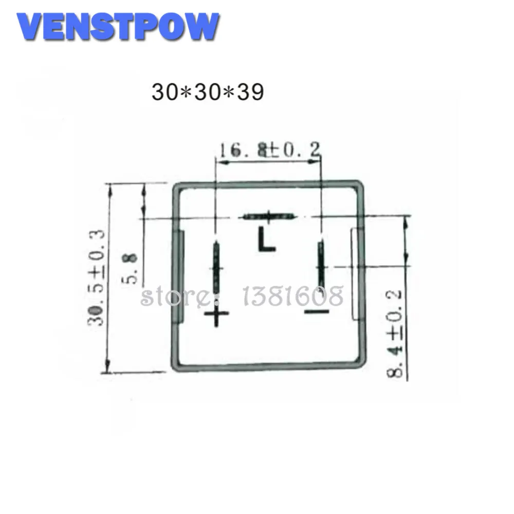 12VDC 180 Вт автоматическое реле мигающего света 3 Pin мотоциклов светодио дный