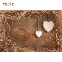 yeele love heart wheat straw warm simple photography backdrops personalized photographic backgrounds for photo studio
