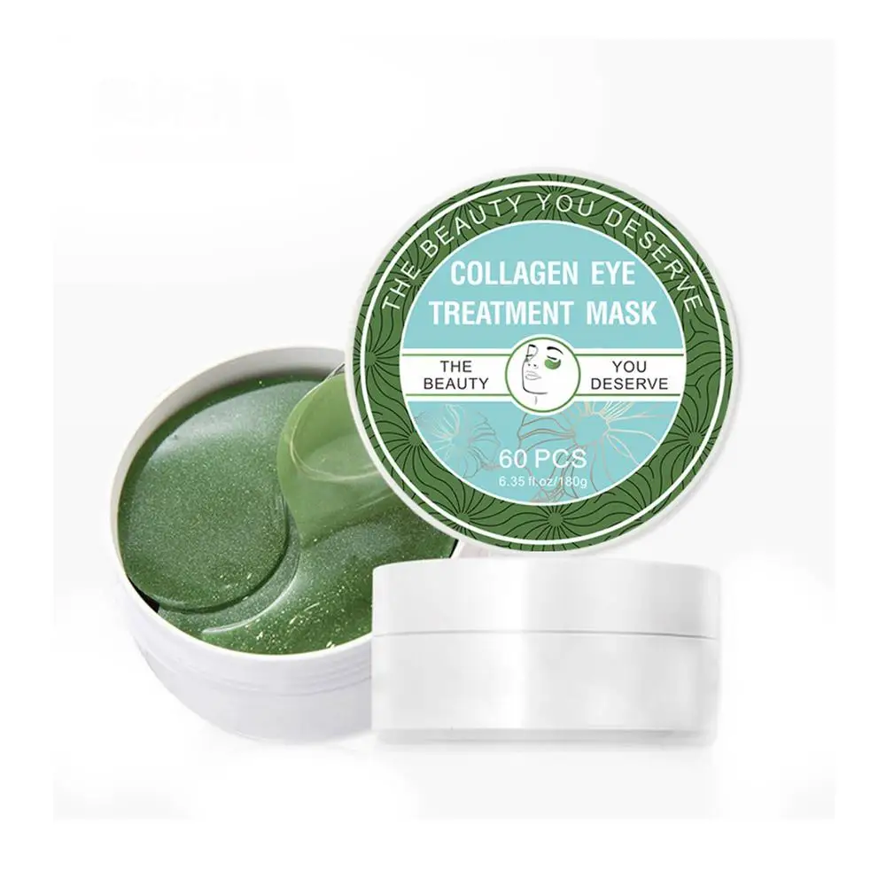 Seaweed eye mask-3 60 шт. маска для глаз лист Морские Водоросли Коллаген маски для глаз эффективное удаление глаз мешок темные круги отек увлажняющий укрепляющий против морщин - Цвет: Seaweed eye mask-3