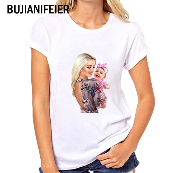 Женская футболка с принтом Harajuku Повседневная короткими рукавами T shirtJBN116 лето