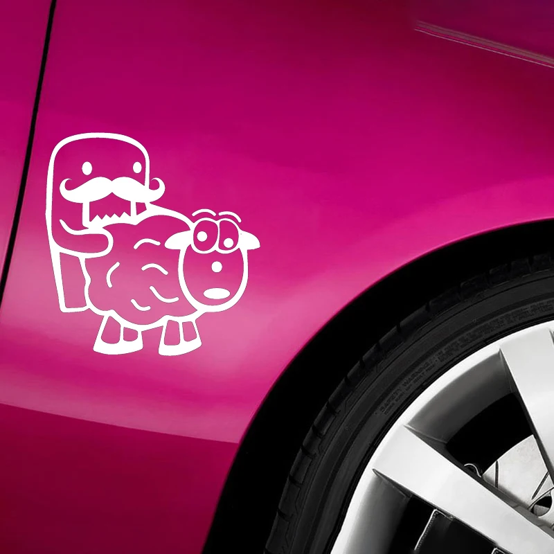 Автомобильные наклейки Domokun овечка любовь сексуальные регулировка Jdm забавная