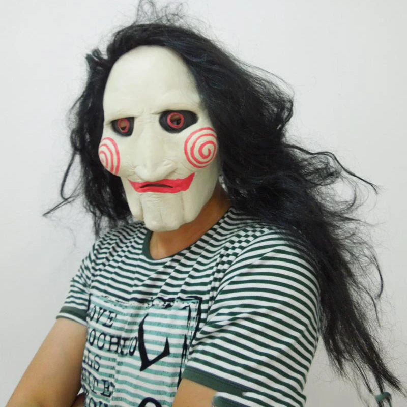 Реалистичные латексные маски ужасов для цепной пилы на Хэллоуин страшные