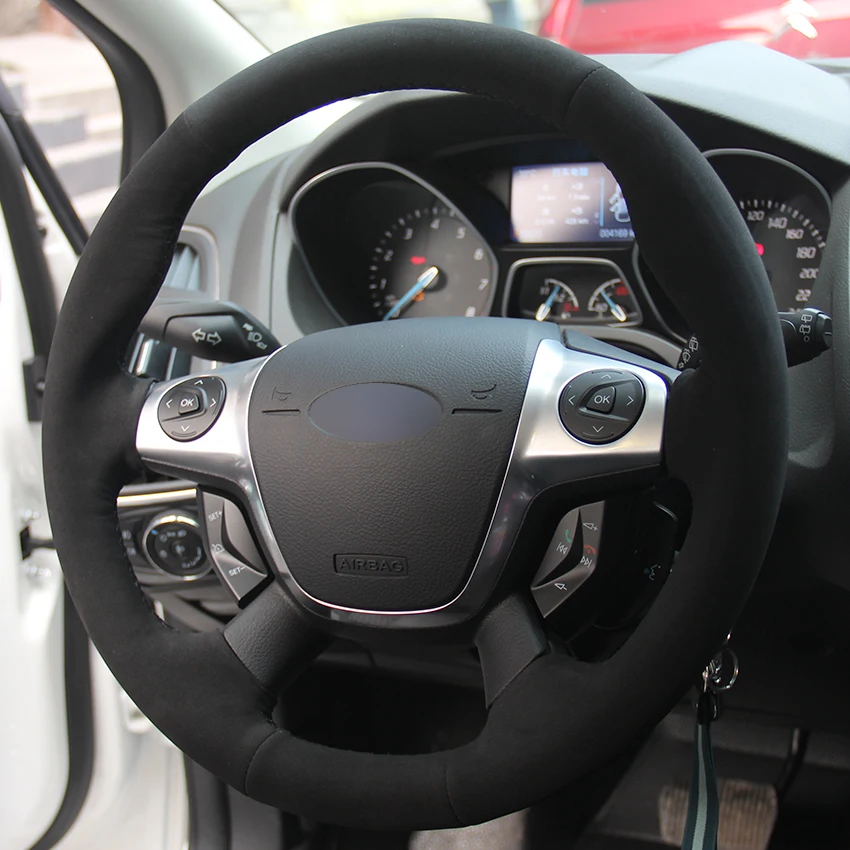 Черная замша для Ford Focus 3 2012-2014 KUGA Escape 2013-2016 | Автомобили и мотоциклы