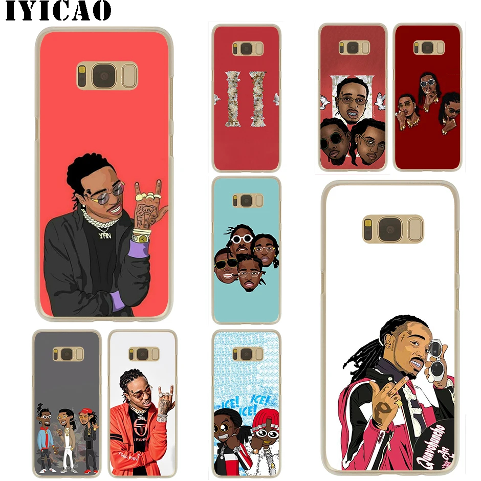 IYICAO Migos Quavo жесткий чехол для Samsung Galaxy S10e S10 S9 S8 Plus S6 S7 Edge Note 9 8 10 | Мобильные телефоны