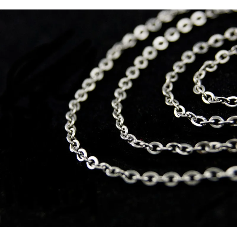 1 5 мм ширина &quotсделай сам&quot для женщин Rolo кабельная цепь золотая тоньше женское