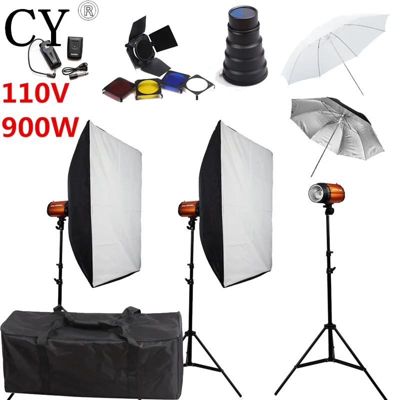 Godox Smart 300SDI 900 Вт 110 В Фотостудия Мини стробоскопическая вспышка моносвет наборы