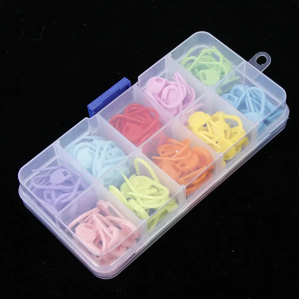 120 шт. удивительные Вязание крючком для вязания стежка иглы клип маркеры