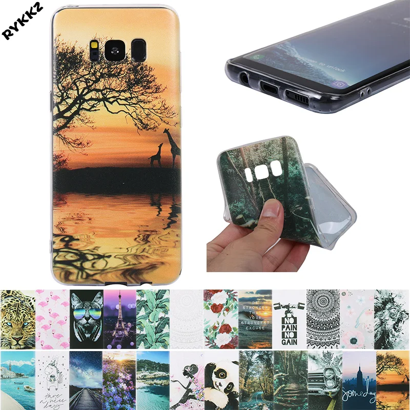 ТПУ чехол для samsung Galaxy S8 SM G950F G950FD силиконовый мягкий S 8 G950 телефона|case for s|case galaxycase |