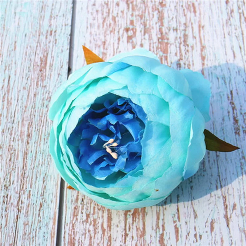 Wholesale New European style 5pcs/lot Artificial Peony Flower Head Silk Wedding Decoration DIY Home Deco Garland Craft | Дом и сад