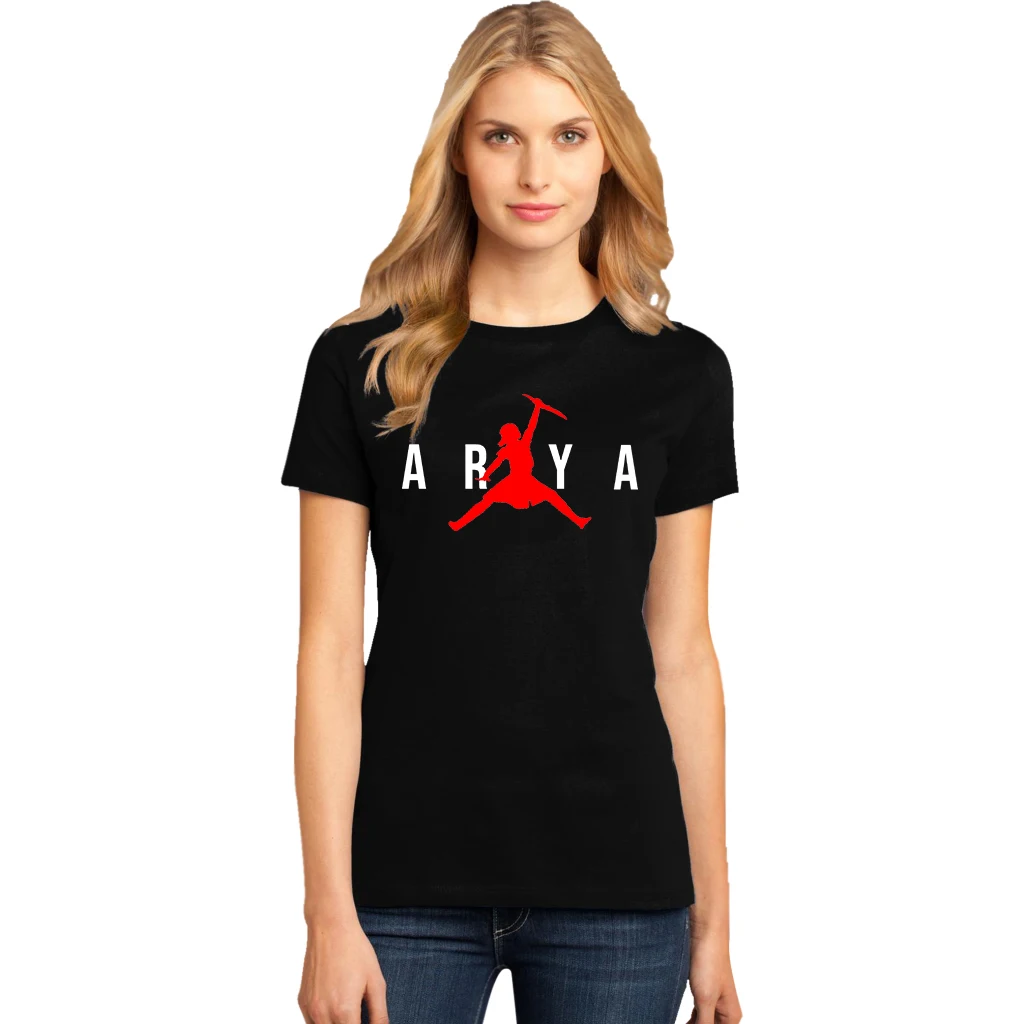 ARYA Футболка Игра престолов женская футболка Повседневная Harajuku летние футболки