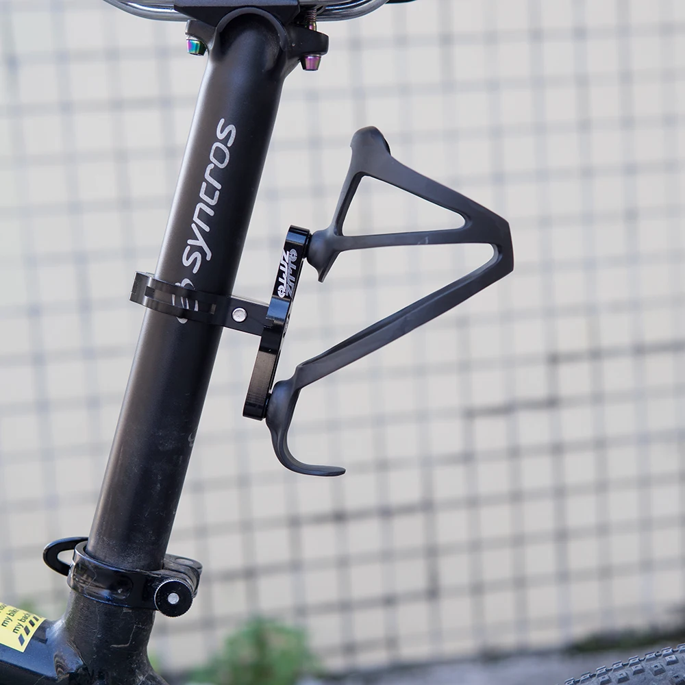 ZTTO MTB дорожный велосипед бутылка для воды зажим для велосипеда Велоспорт Открытый клетка держатель адаптер Поддержка переходный разъем крепление на руль