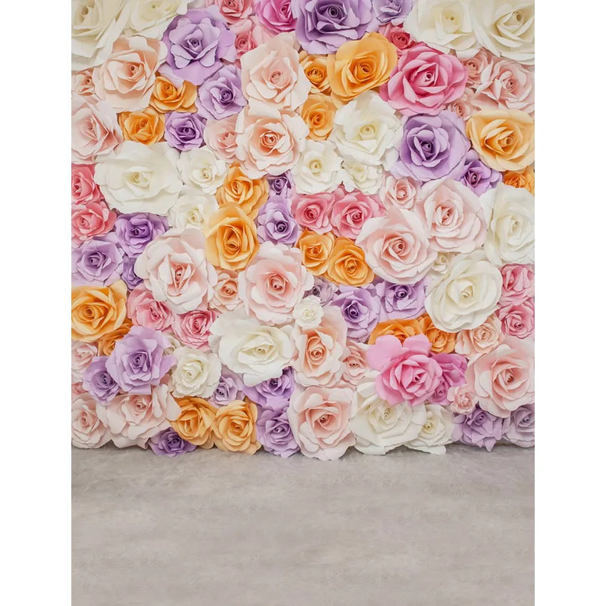 

S-2298 Flower Photo Background Backdrop Vinyl Baby Newborn Child