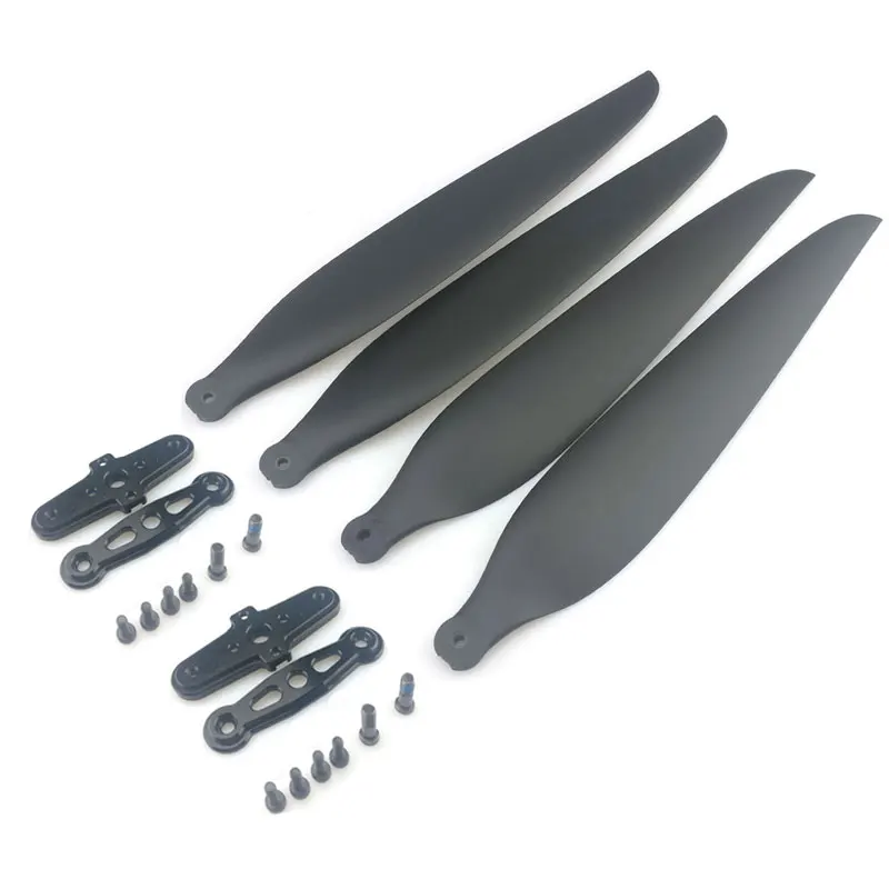 1 pair with clip 24 дюйма складной пропеллер нейлон смешанный углерод складной опора CW/CCW 1 пара для сельского хозяйства Дрон Мультикоптер БПЛА - Цвет: 1 pair with clip