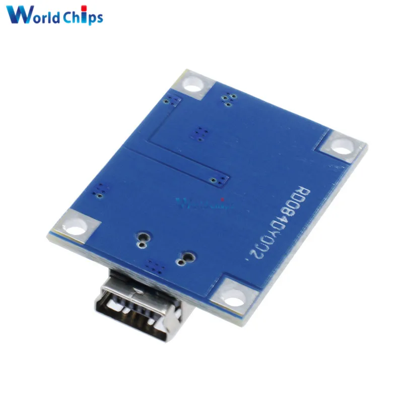 5 шт. плата зарядного устройства для литиевых батарей TP4056 Mini USB в 1 а 18650 со