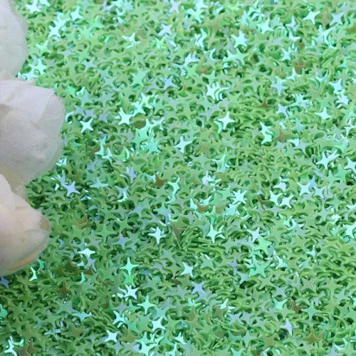 AB fruit green 4 мм AB Цвет Звезда Свободные ПВХ блестки мини Блестки для ногтей пайетки поделки DIY шитье скрапбукинг Lentejuelas конфетти 4000 шт - Цвет: AB fruit green