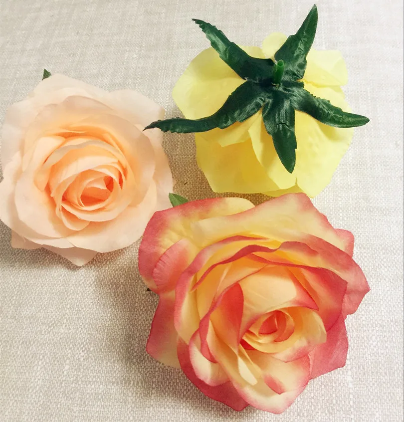 30 шт. искусственные цветы розы 8 5 см 13 цветов|flower head|rose flower headfake flowers |