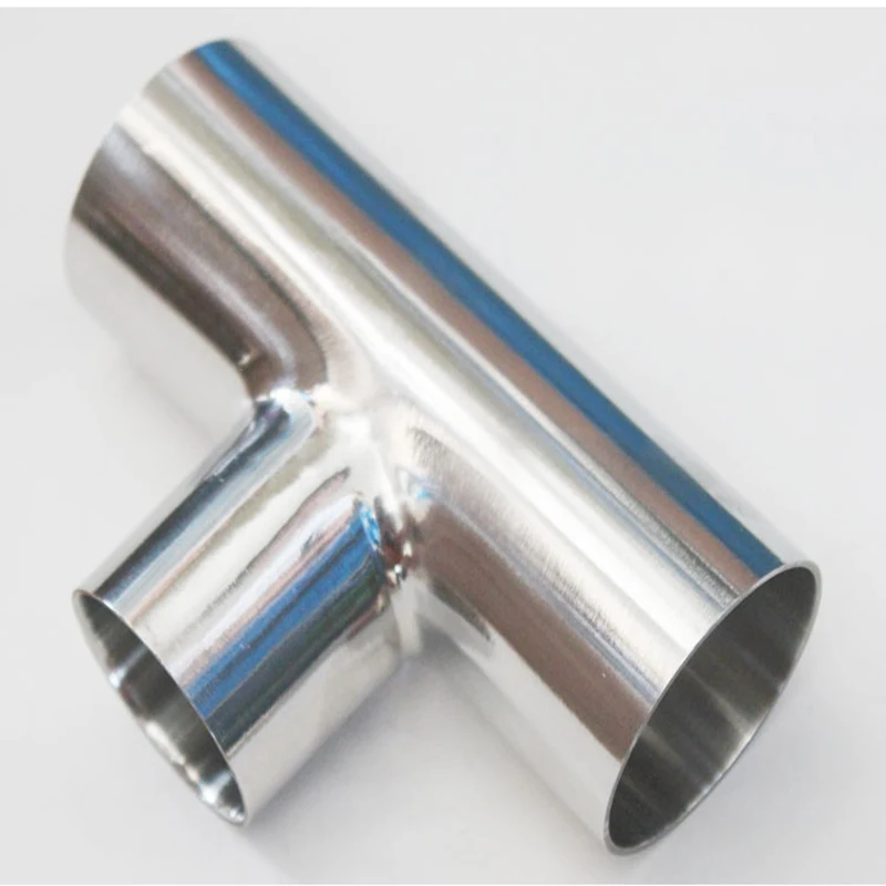 

OD57 60 63 2" 2 1/2" SS304 Equal 3 way Tee, Sanitary Welded Tee For Pipe Fitting Homebrew